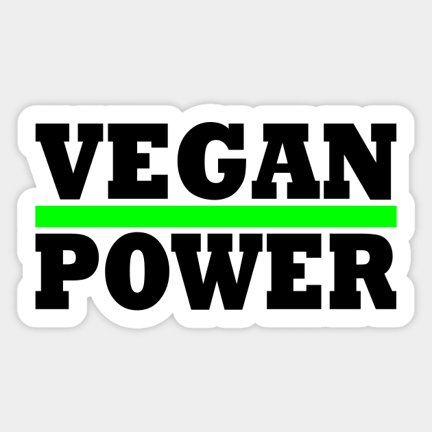 vegan power Sticker by Milaino